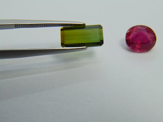 5.20ct Tourmaline 11x6mm 9x7mm