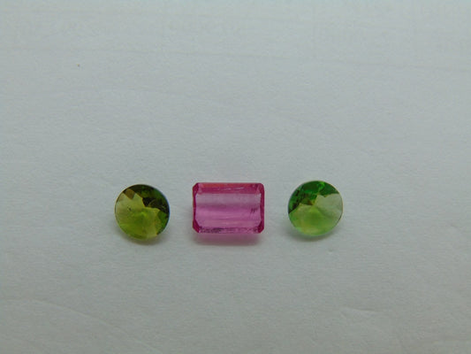 Conjunto de Turmalina 1,40ct 5mm 6x4mm
