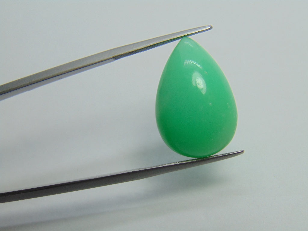 Crisoprásio Cabochão 15,45ct 21x14mm