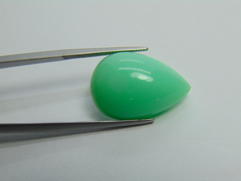 Crisoprásio Cabochão 15,45ct 21x14mm