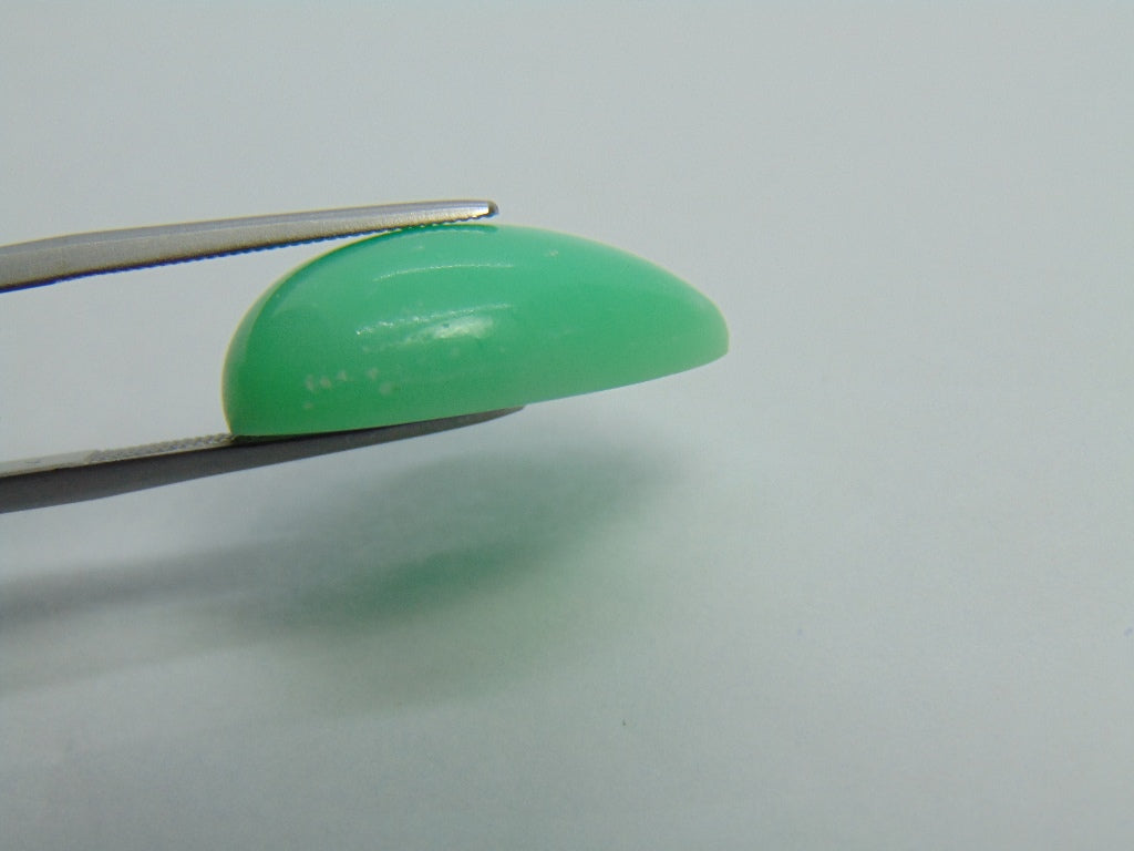 Crisoprásio Cabochão 15,45ct 21x14mm