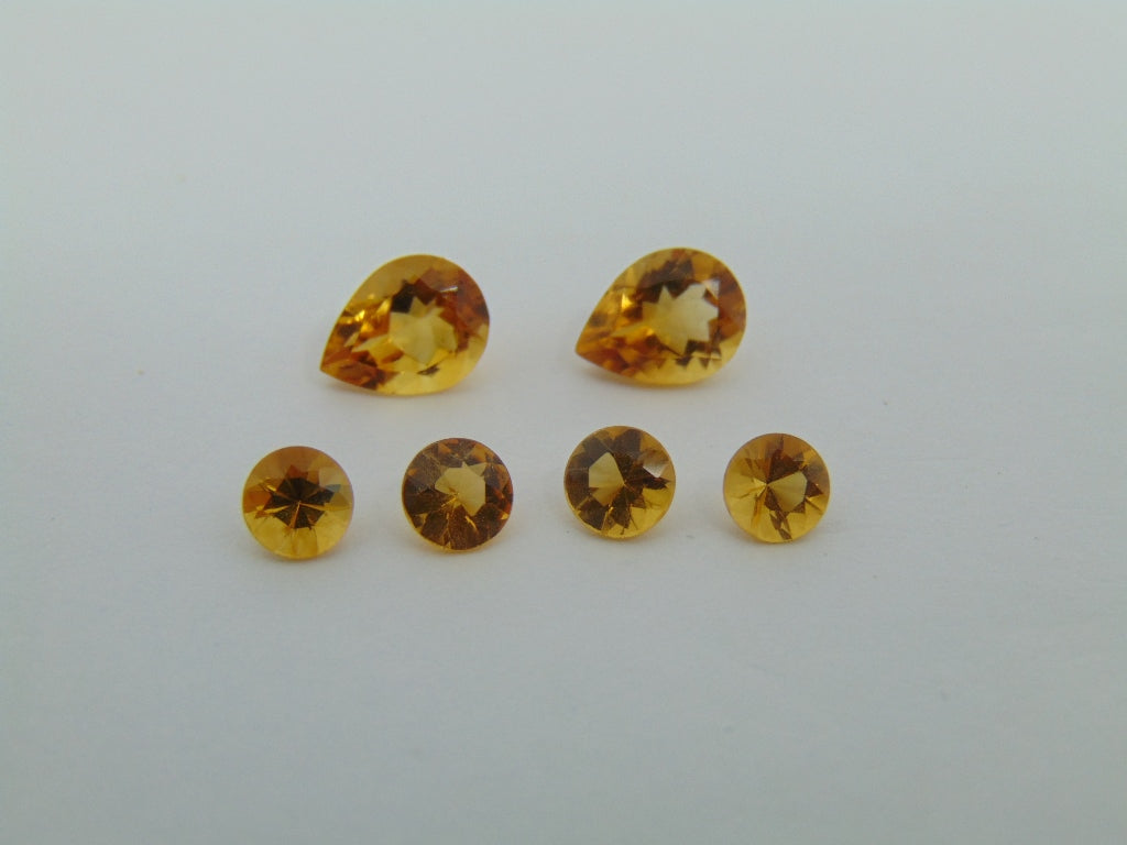 Citrino de 4,80ct (Conjunto)