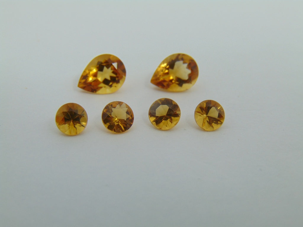 Citrino de 4,80ct (Conjunto)