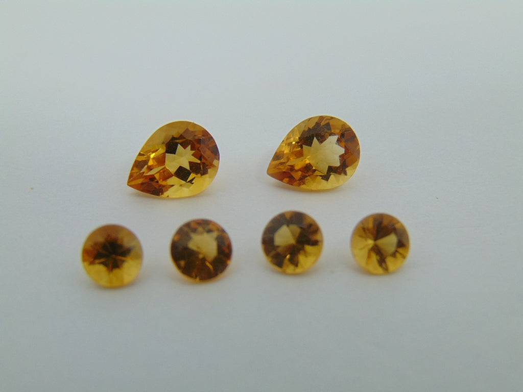 Citrino de 4,80ct (Conjunto)