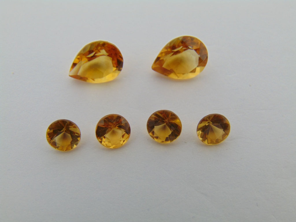 Citrino de 4,80ct (Conjunto)