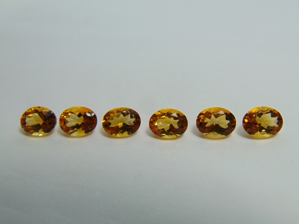 Citrino calibrado 9x7mm, 10.40ct
