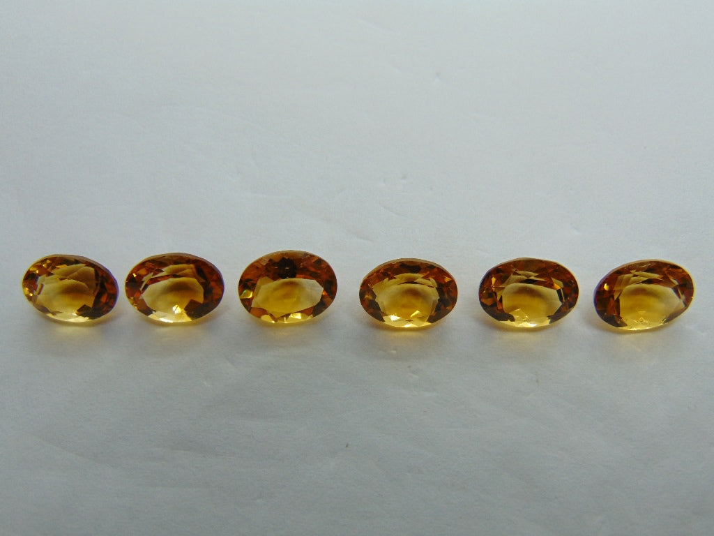 Citrino calibrado 9x7mm, 10.40ct