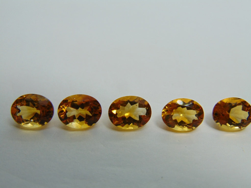 Citrino calibrado 9x7mm, 10.40ct