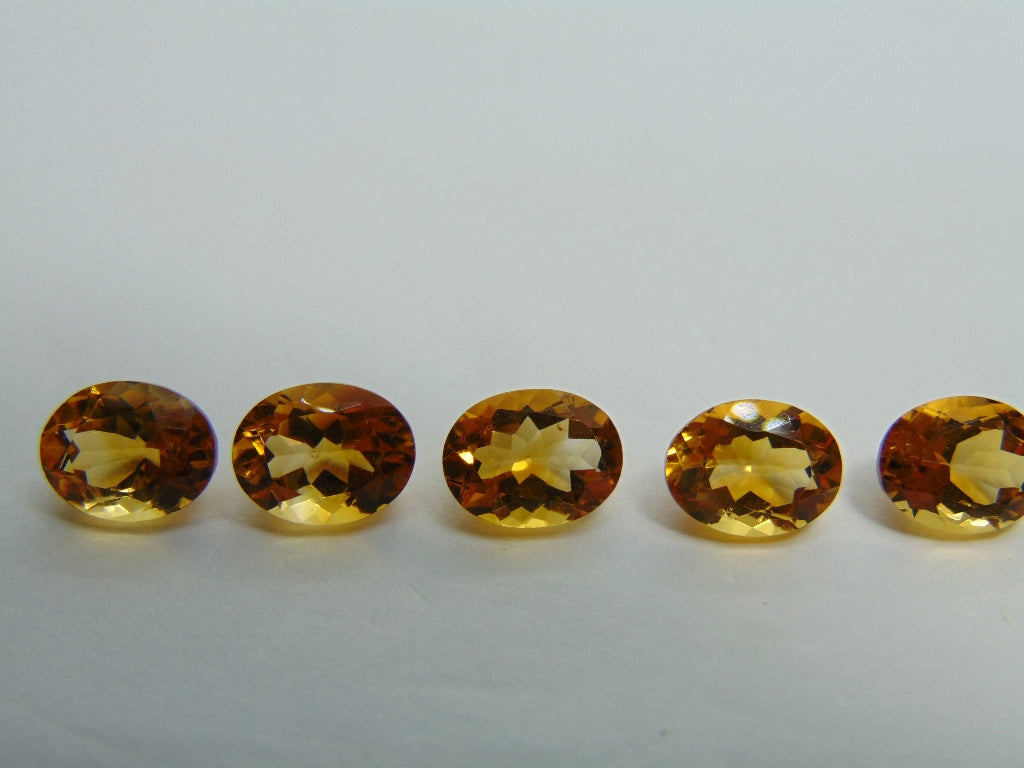 Citrino calibrado 9x7mm, 10.40ct