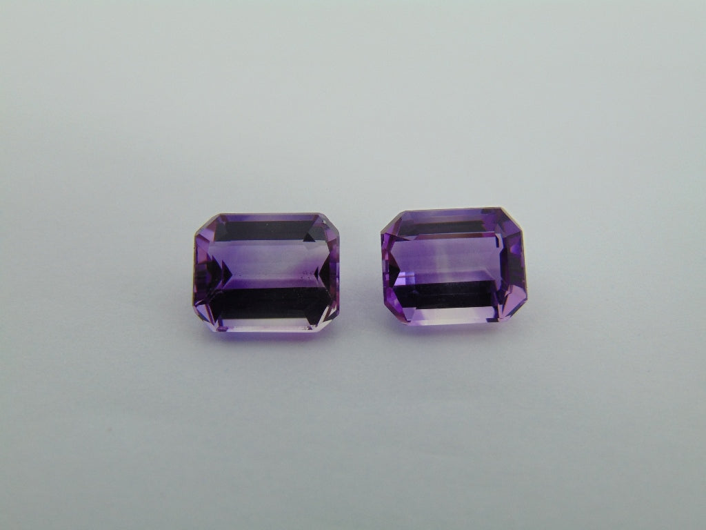 9.10cts Amethyst (Pair)