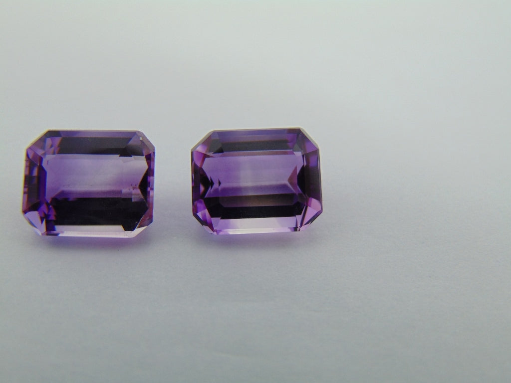 9.10cts Amethyst (Pair)