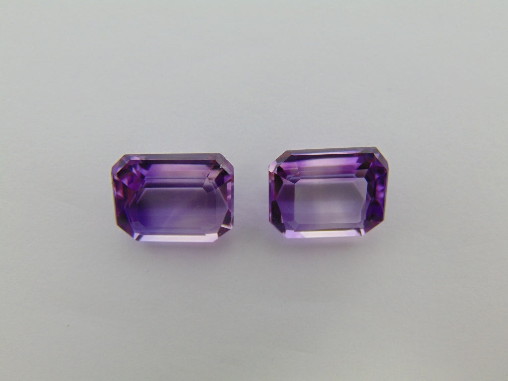 9.10cts Amethyst (Pair)