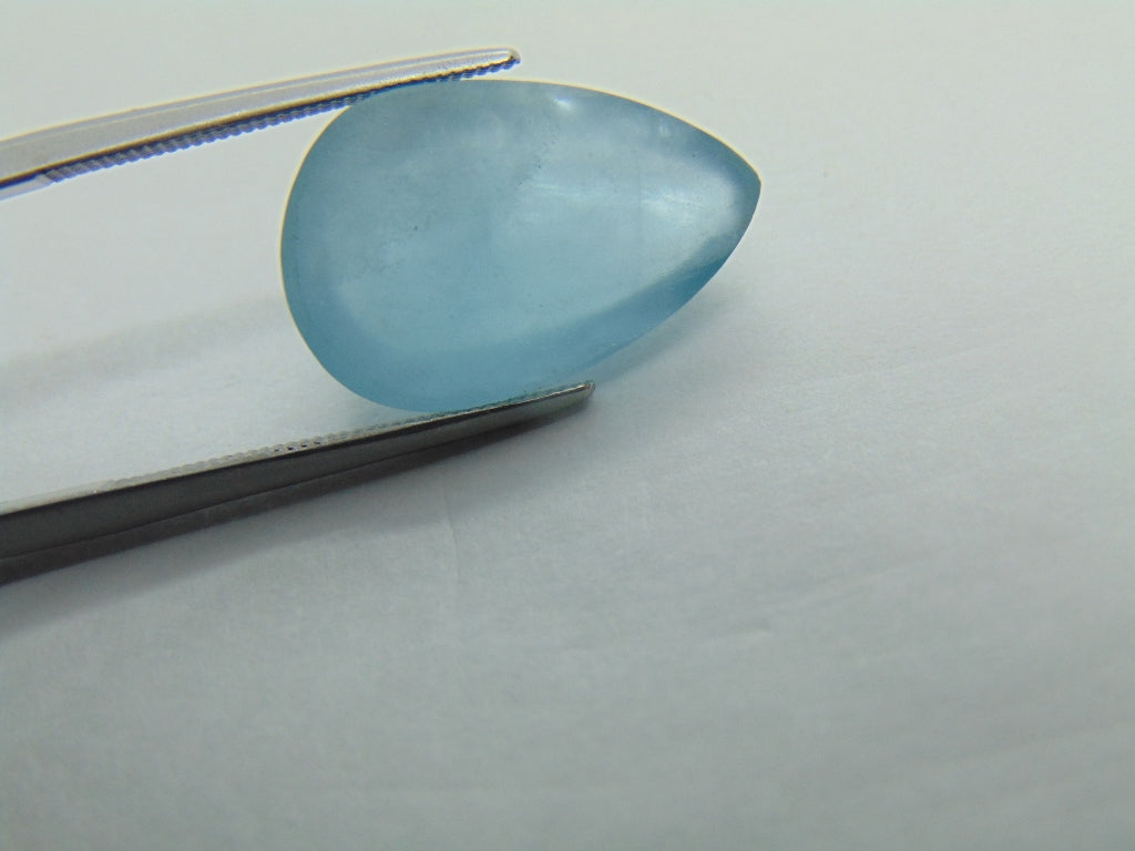 10,25 ct Aquamarine Cabochon 18x12mm