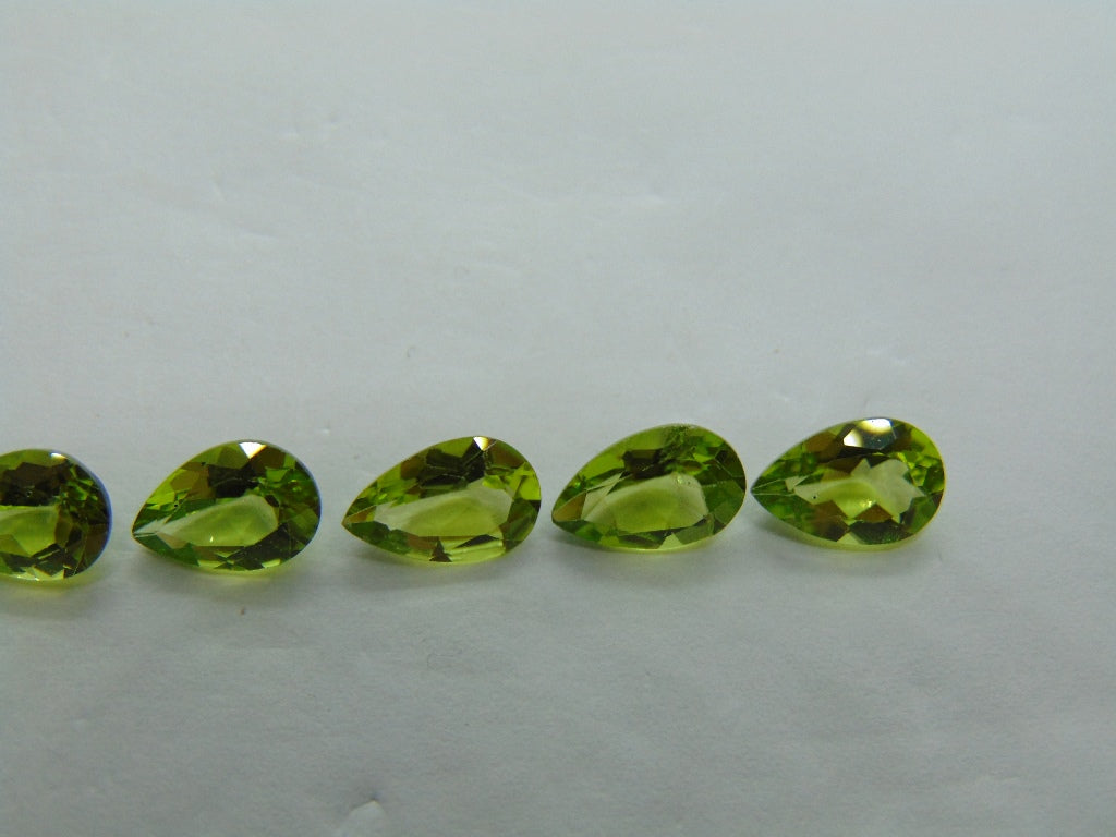 7.85ct Peridot Calibrated 9x6mm