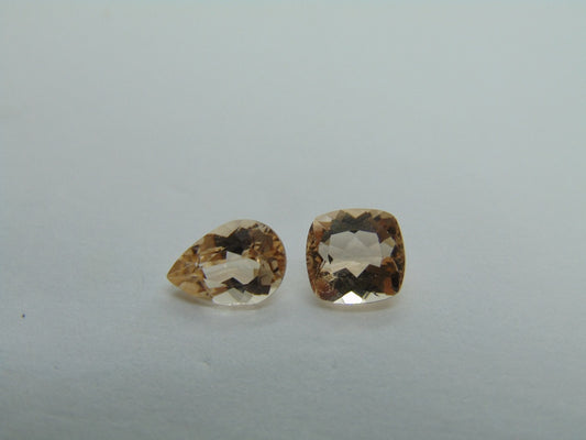 Morganita 2,35 quilates 8x6mm 6,5mm