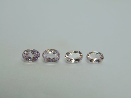 4.09ct Kunzite Pairs 7x5mm