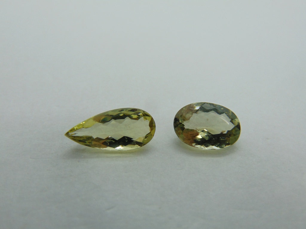 6.40ct Beryl 12x9mm 16x7mm