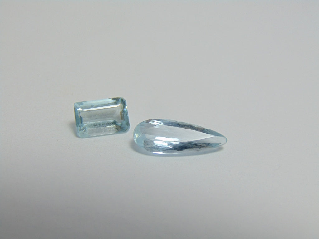 Água-marinha de 3,40 cts