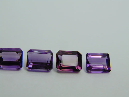 13,65ct Ametista calibrada 10x8mm