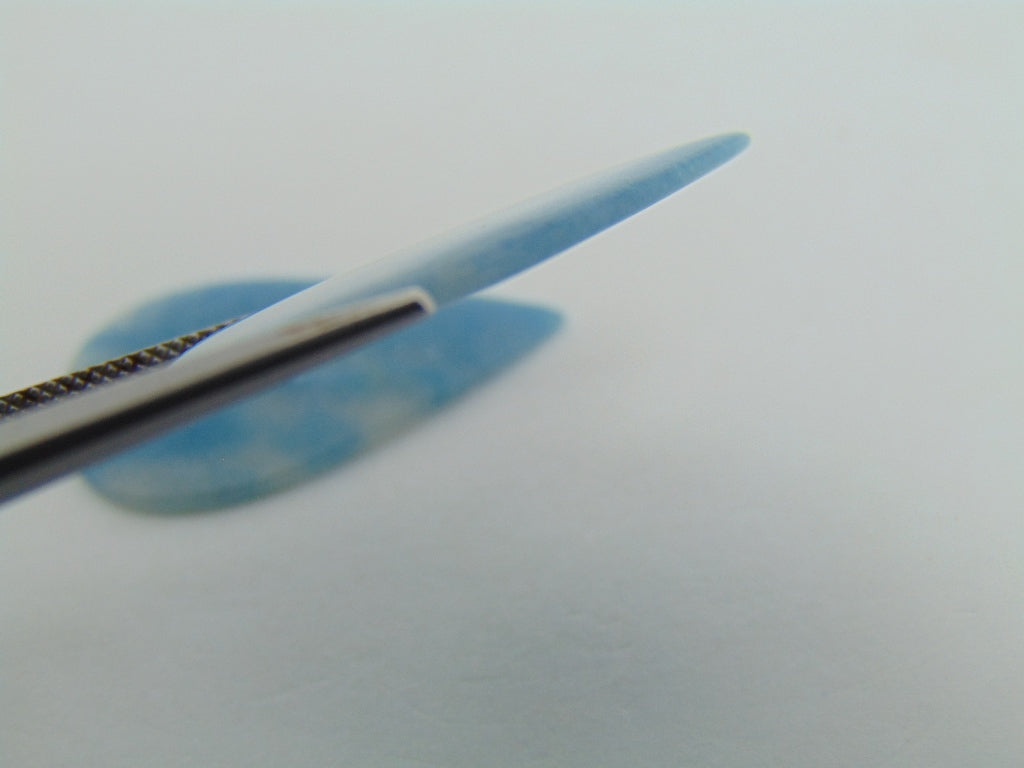 18.50ct Lazulite Cabochon Pair 31x9mm