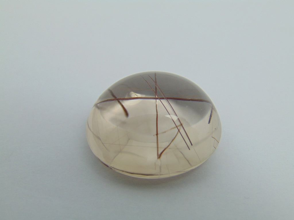 47,40 ct Quartzo com Inclusões 25x23mm