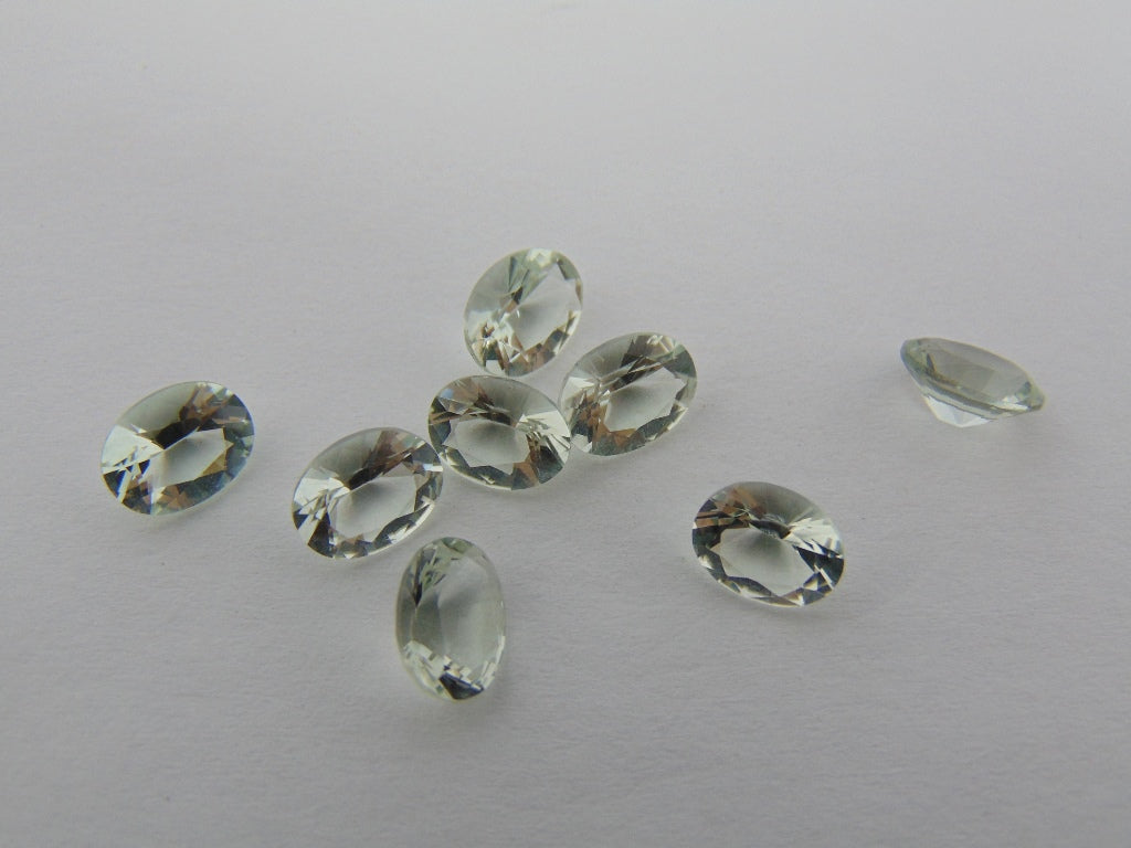 Prasiolita de 9,80 cts (calibrado)