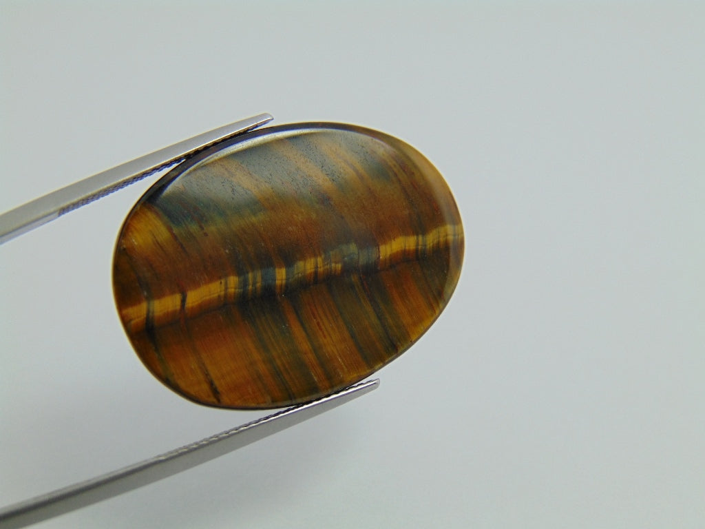40,70 cts Quartzo Olho de Tigre 31x22mm