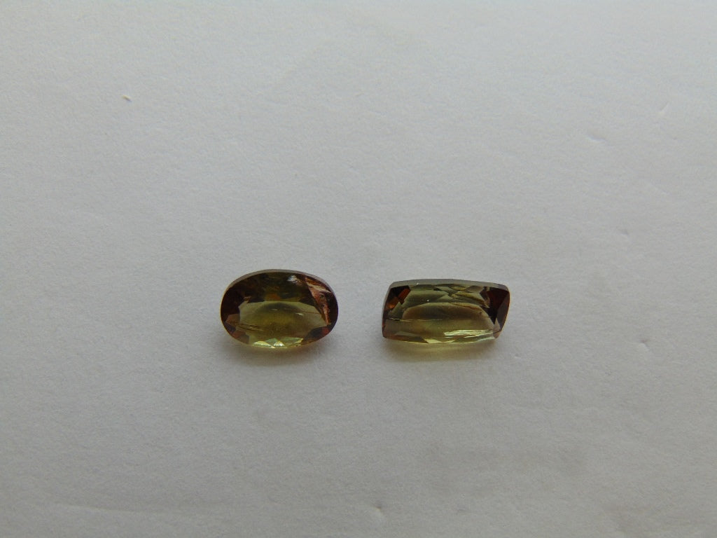 2.87ct Andalusite 8x6mm 9x5mm