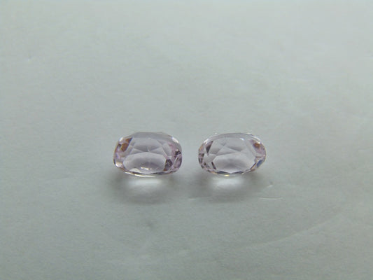 2.60ct Kunzite Pair 7x5mm