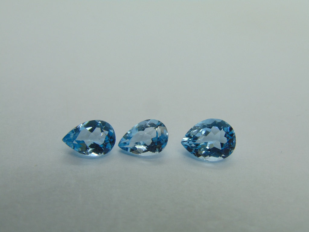 Topázio (Sky) 7,30cts Cravejado