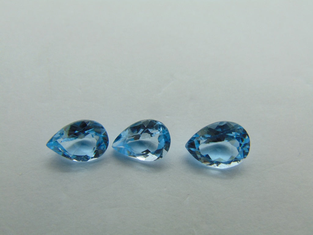 Topázio (Sky) 7,30cts Cravejado