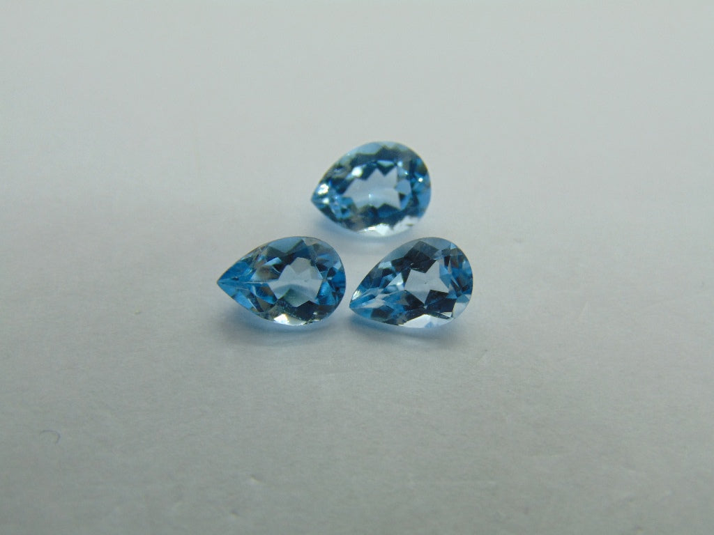 Topázio (Sky) 7,30cts Cravejado