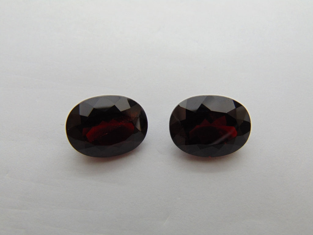 Par de Granadas 22ct 15x11mm