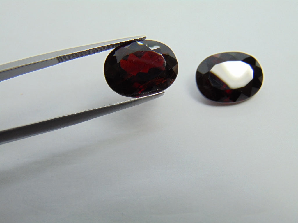 Par de Granadas 22ct 15x11mm