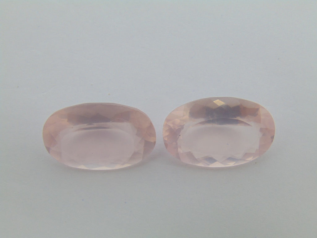 33.10cts Quartz Rose (Pair)