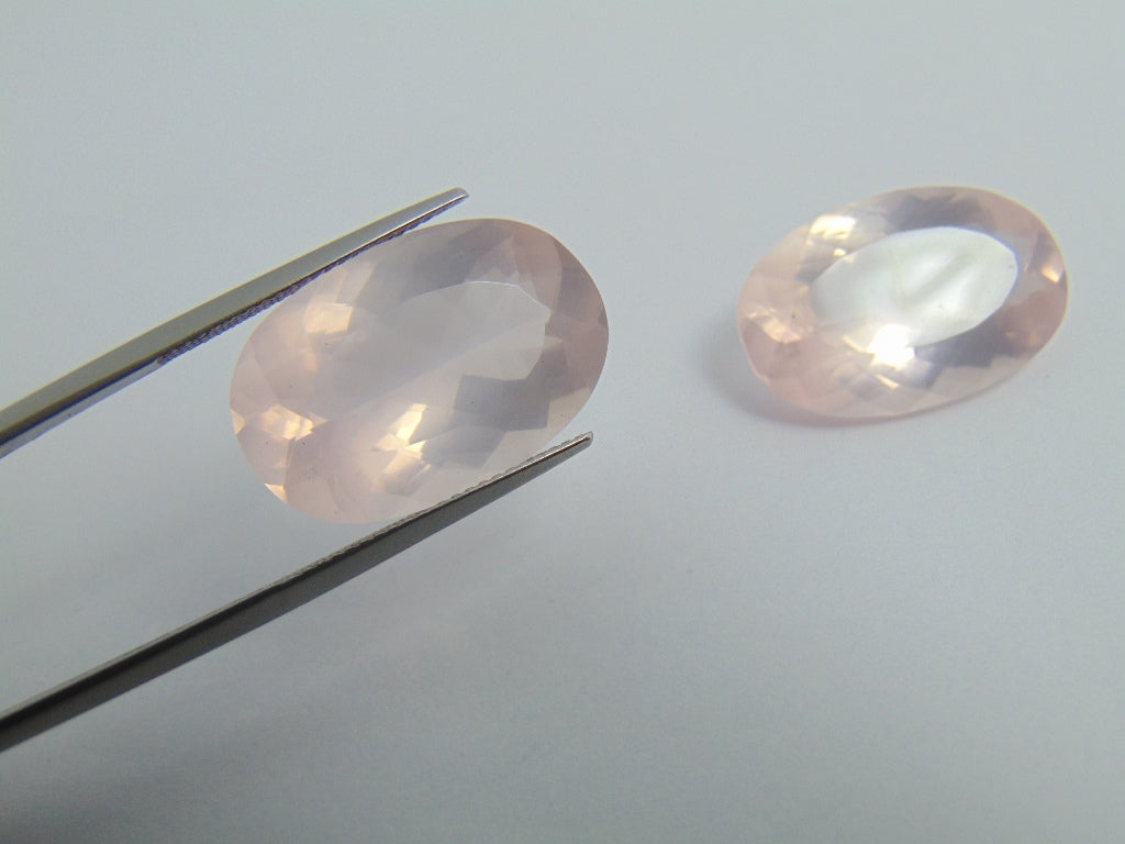 33.10cts Quartz Rose (Pair)