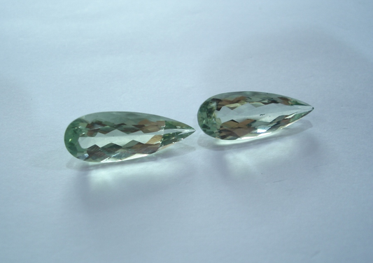 19.50ct Prasiolite (Pair)
