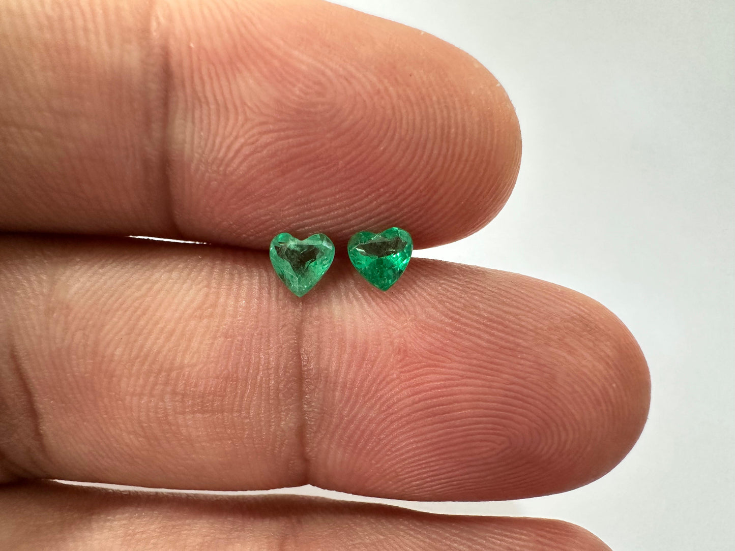 0.56ct Emerald Pair 5x4mm