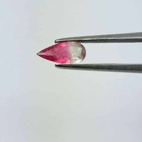 0.78ct Turmalina Bicolor 10x5mm