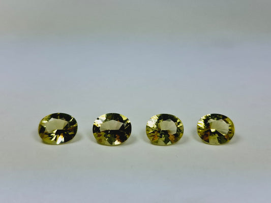 12.30ct Green Gold Calibrated 11x9mm