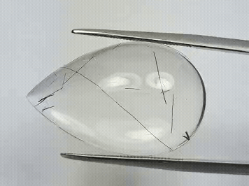 22.05ct Quartzo Com Inclusão 28x17mm