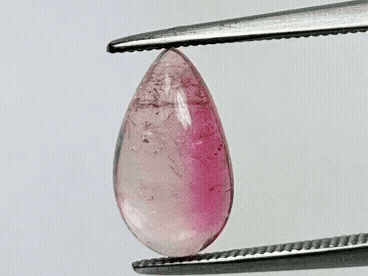4.45ct Tourmalines Bicolor Cabochon 11x6mm