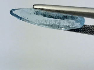 8.95ct Água-marinha Par 21x8mm