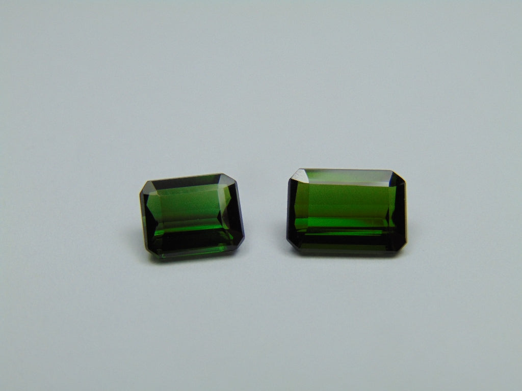 3.55ct Turmalina 7x6mm 9x7mm