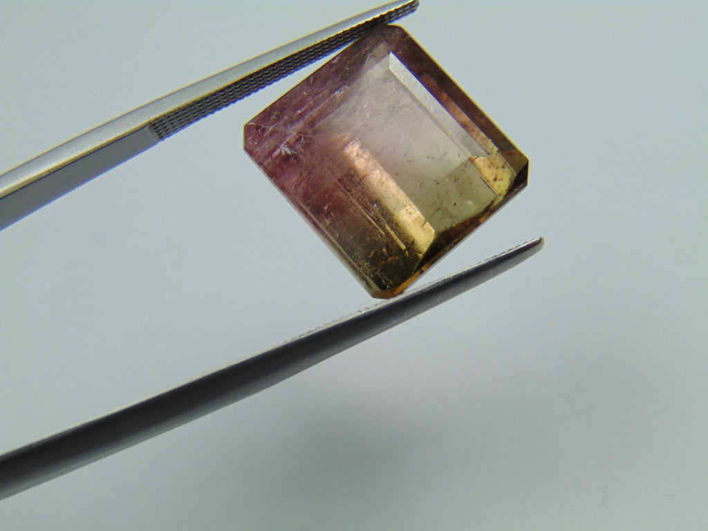 11.90ct Tourmaline Bicolor 13x12mm