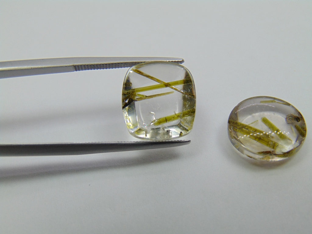 13.55ct Epidoto 13x12mm 12mm