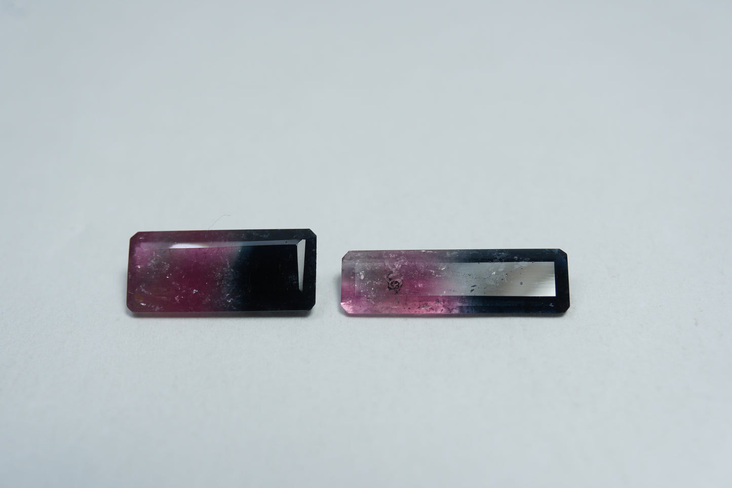 3.58ct Turmalina Bicolor 12x6mm / 15x5mm