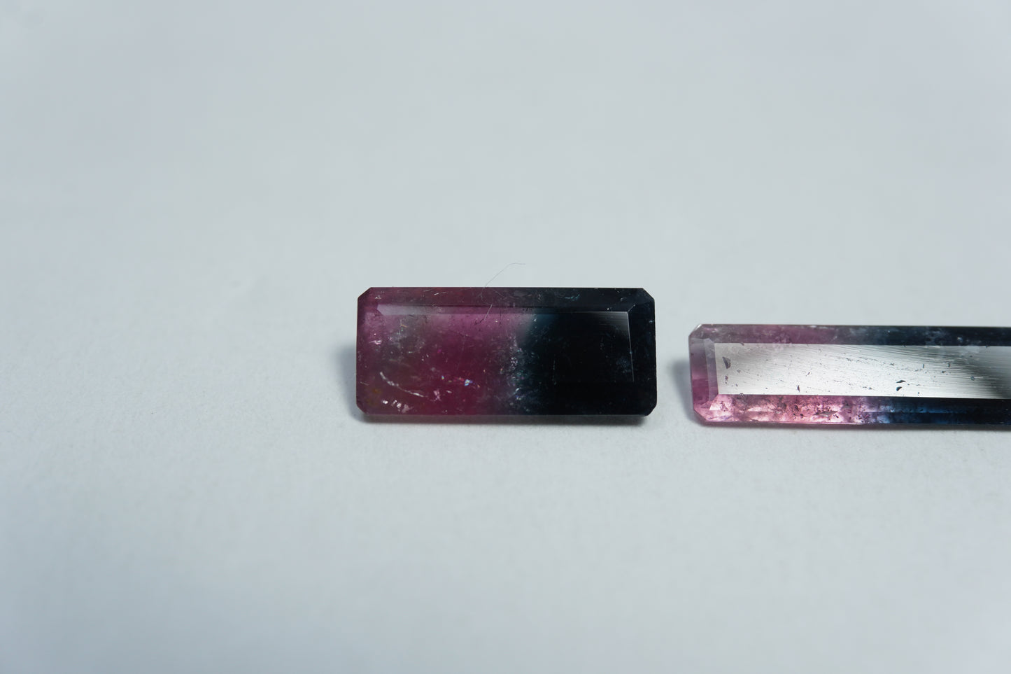 3.58ct Turmalina Bicolor 12x6mm / 15x5mm