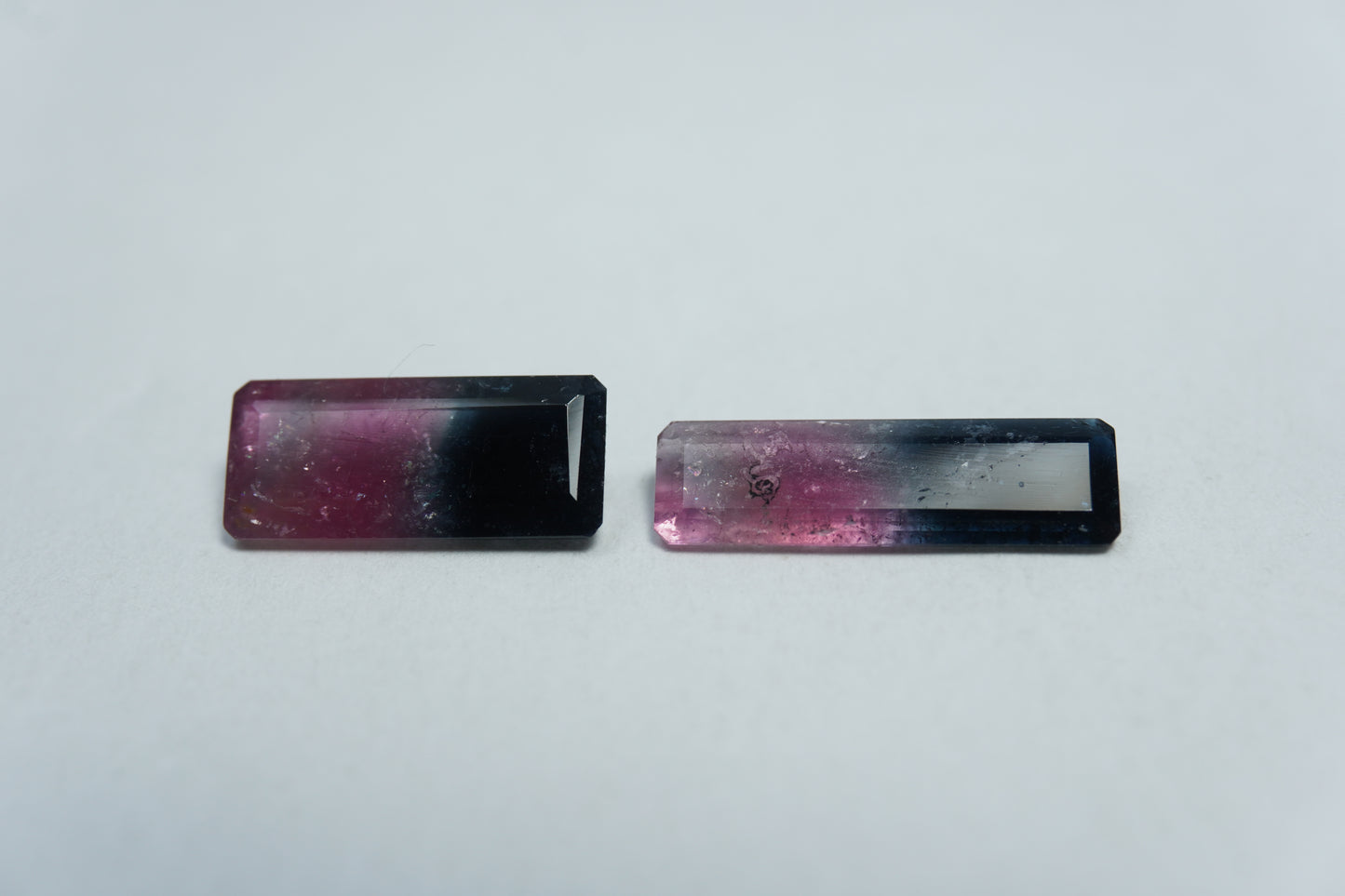 3.58ct Turmalina Bicolor 12x6mm / 15x5mm