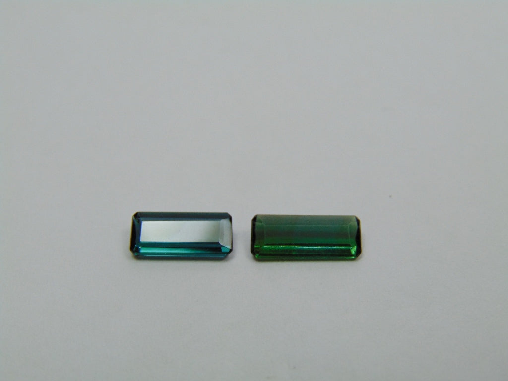 1.95ct Turmalina 11x4mm 9x4mm